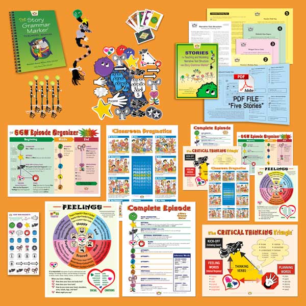 Story Grammar Marker® Kit + FREE SGM Digital Icons Set